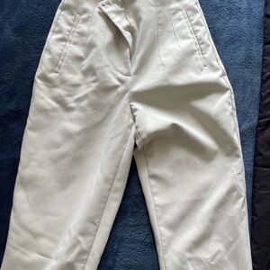 Zara Men's Light Cream Chinos